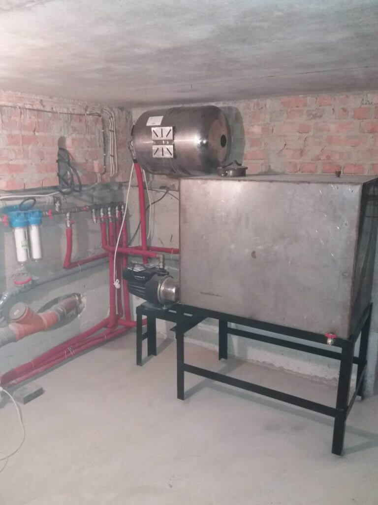 Приклад проекту з водовідведення 1 : Системи опалення, кондиціонування та водопостачання під ключ